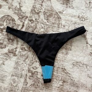 NEW‎ ASOS Black Thong Bikini Bottom Size 4